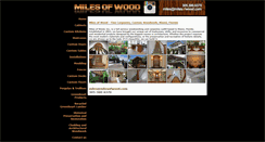 Desktop Screenshot of milesofwood.com